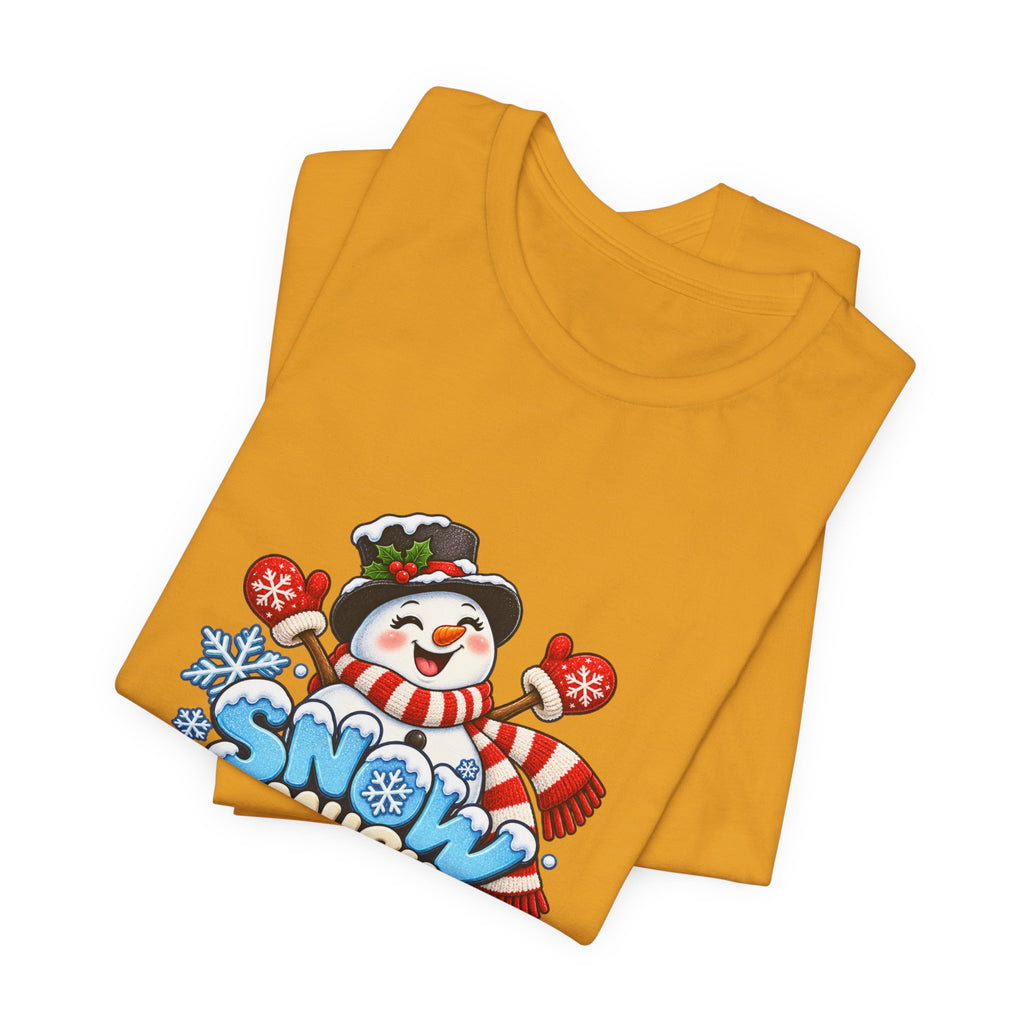 Snow Much Fun T-Shirt – Cute Snowman Holiday Tee