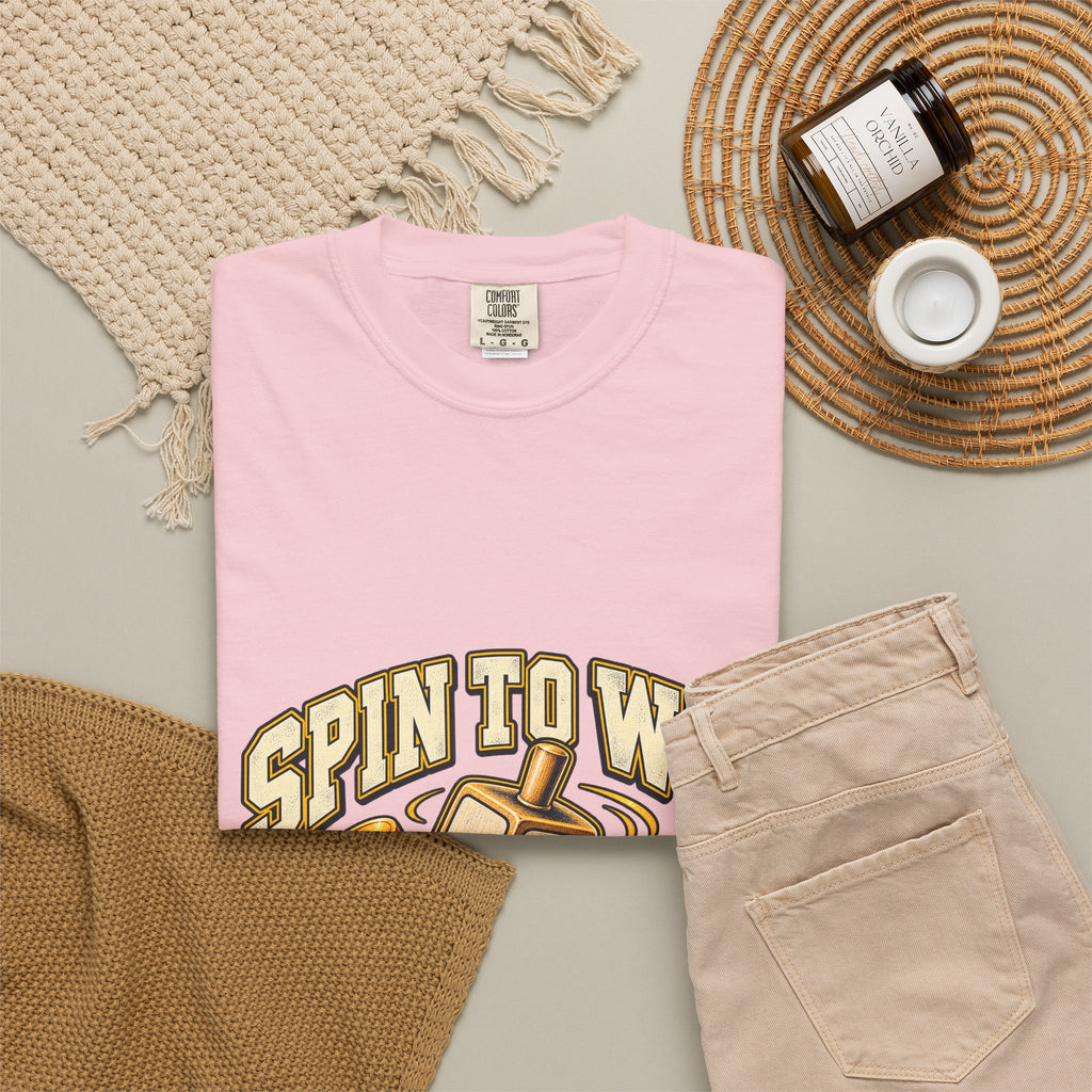 Spin to Win Dreidel T-shirt | Hanukkah Chanukah Festival Design