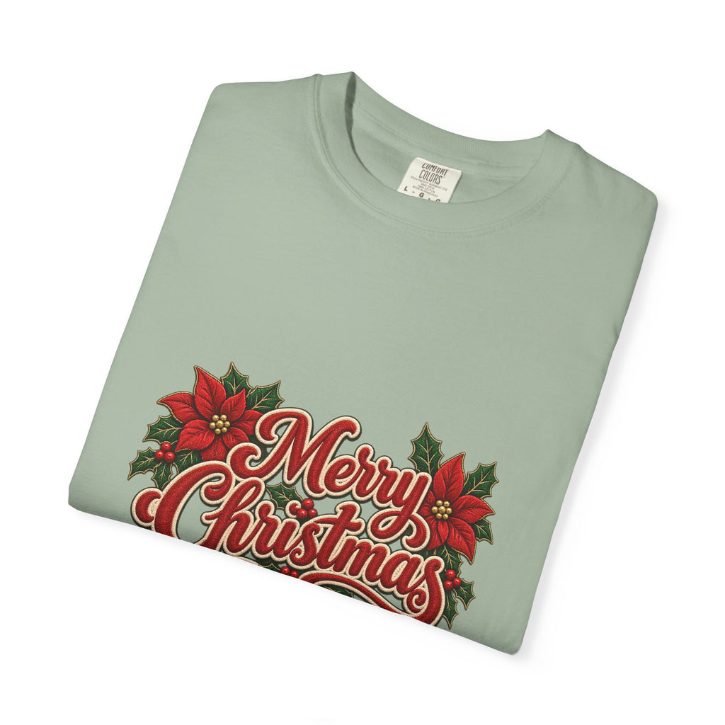 Merry Christmas Poinsettia T-Shirt