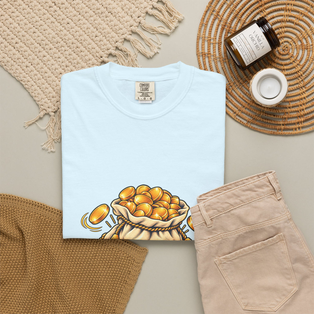 Professional Gelt Collector T-Shirt | Hanukkah Chanukah Chocolate Coin Design