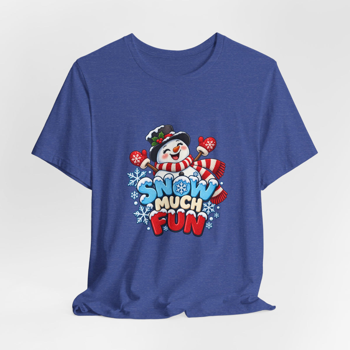 Snow Much Fun T-Shirt – Cute Snowman Holiday Tee