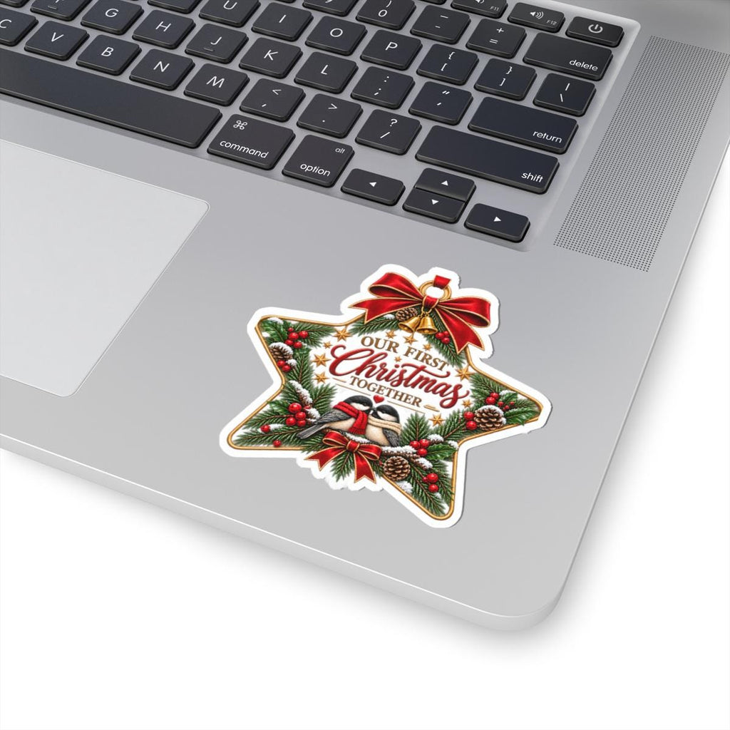 Our First Christmas Together Sticker | Kiss-Cut Holiday Decal