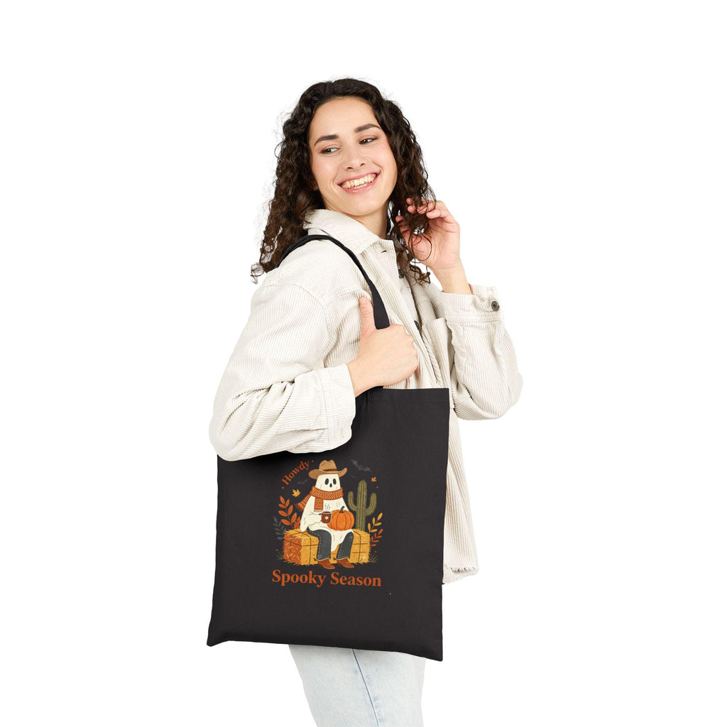 Howdy Spooky Season Ghost Tote Bag