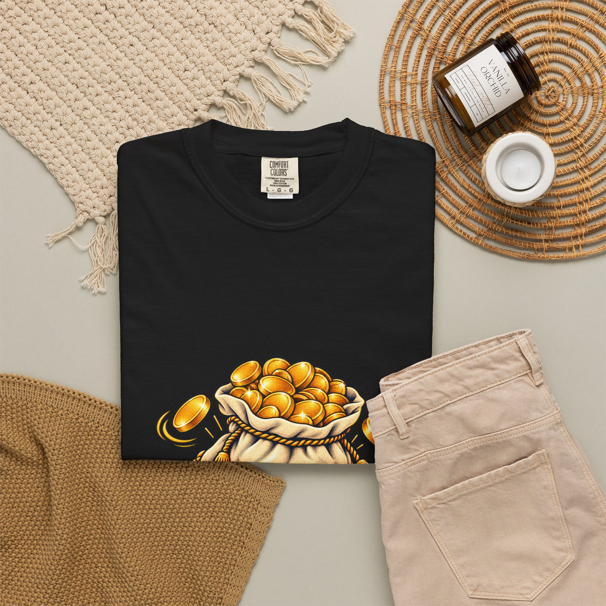 Professional Gelt Collector T-Shirt | Hanukkah Chanukah Chocolate Coin Design