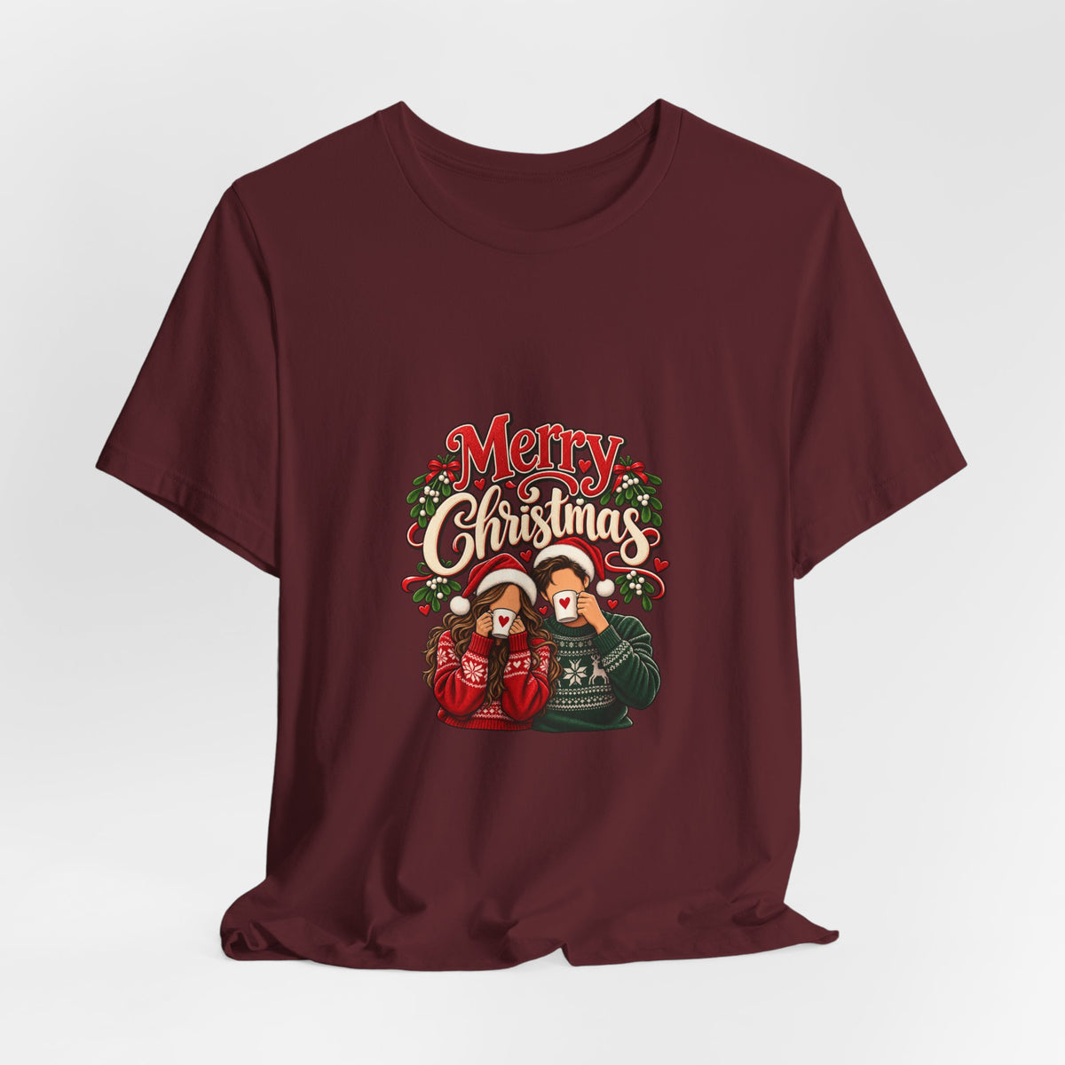 Merry Christmas Couple Tee