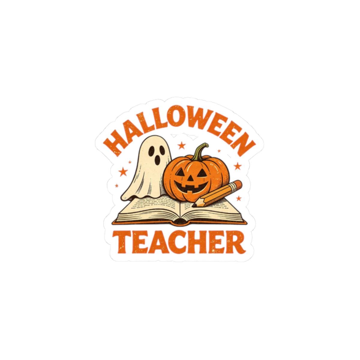 Halloween Teacher Sticker
