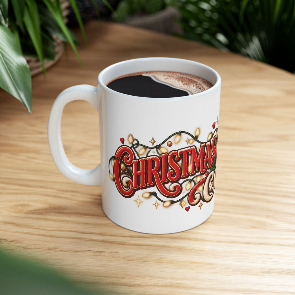 Christmas Coffee Mug – Festive Holiday Ceramic Coffee Cup (11oz/15oz)