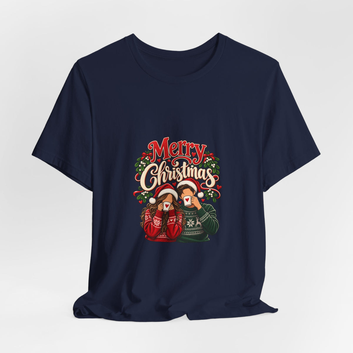 Merry Christmas Couple Tee