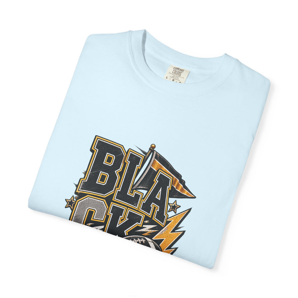 Blackout Lightning Football tee | Graphic T-Shirt, Team Spirit