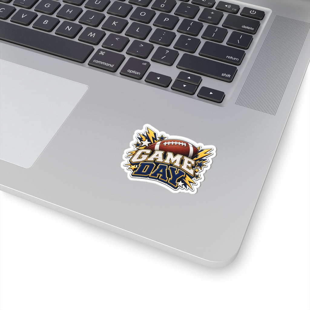 Game Day Football Sticker | Kiss-Cut Decal, Tailgate Season