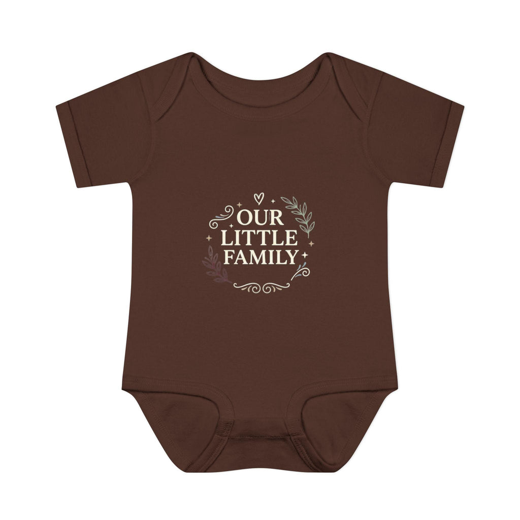 Muted Floral Wreath Infant Bodysuit | Neutral Baby Onesie