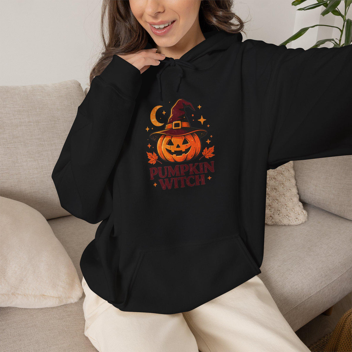 Pumpkin Witch Hoodie