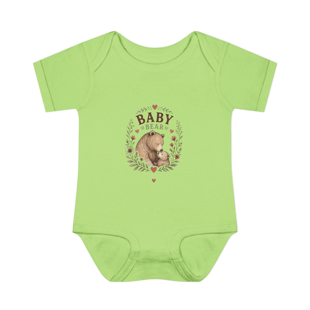 Baby Bear illustration Infant Bodysuit | Woodland Nursery, Cute Bear