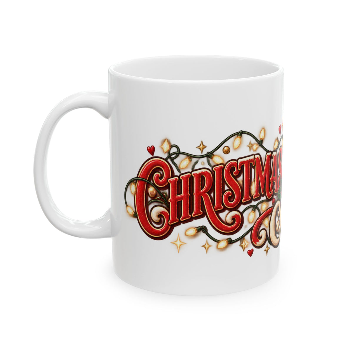 Christmas Coffee Mug – Festive Holiday Ceramic Coffee Cup (11oz/15oz)