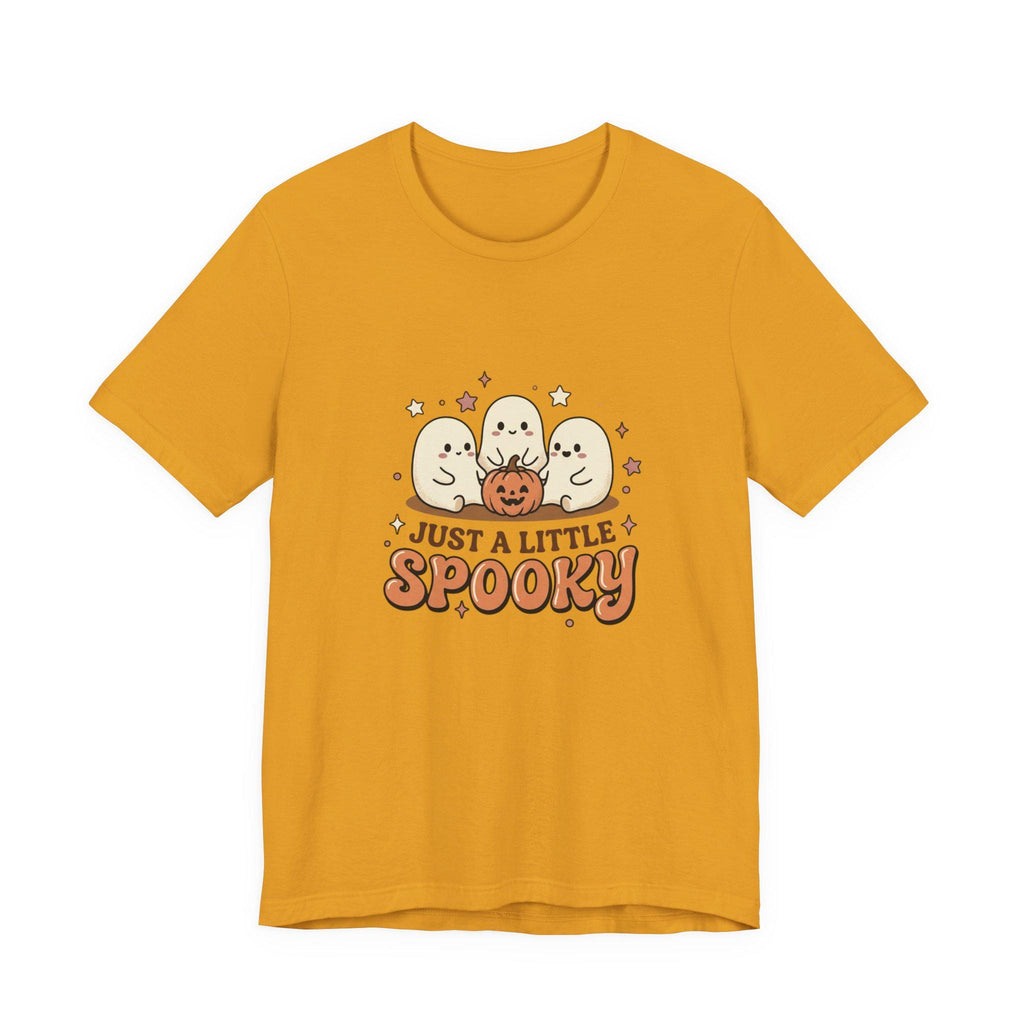 Just a Little Spooky T-Shirt | Cute Ghosts Pumpkin Halloween