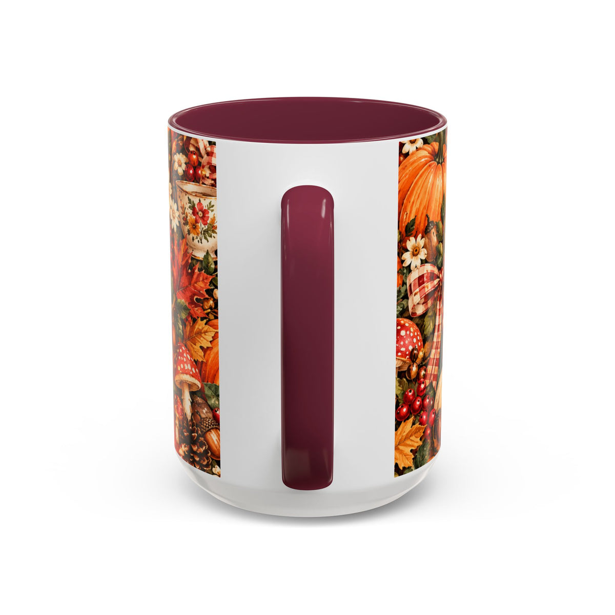 Autumn Harvest Mugs | Fall Pumpkins, Apples, Mushrooms, Daisies 11oz 15oz