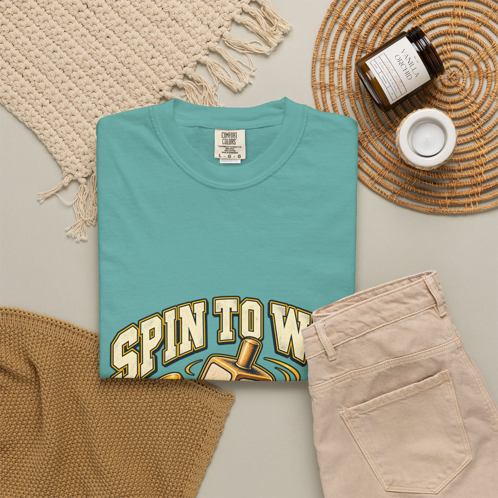 Spin to Win Dreidel T-shirt | Hanukkah Chanukah Festival Design