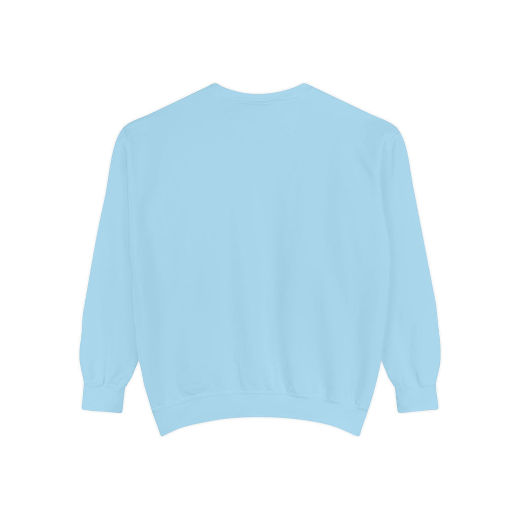 Cozy Nighttime Library Scene Sweatshirt | Reading Nook Illustration