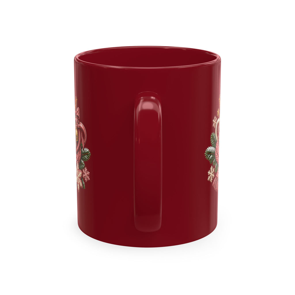 Warm Wishes & Winter Sips Christmas Ceramic Mug