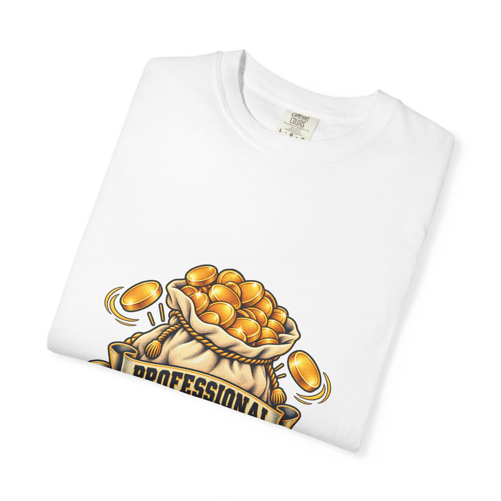 Professional Gelt Collector T-Shirt | Hanukkah Chanukah Chocolate Coin Design