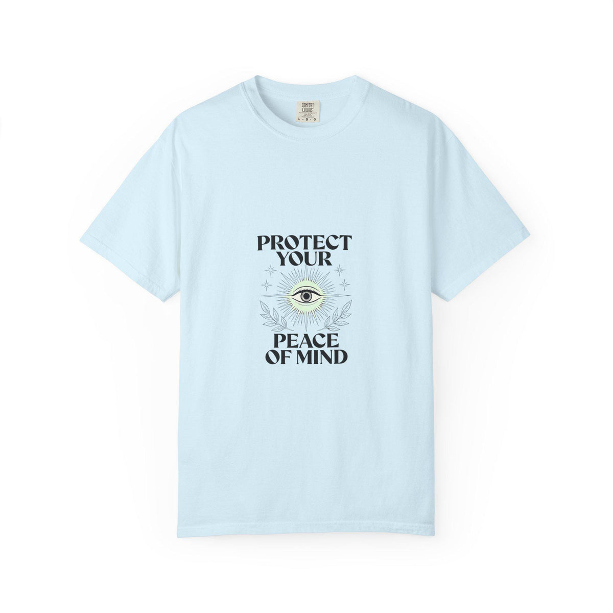 Protect Your Peace of Mind T-Shirt | Eye Illustration Spiritual Tee | Minimalist Third Eye Shirt | Mindful Gift | Yoga Meditation
