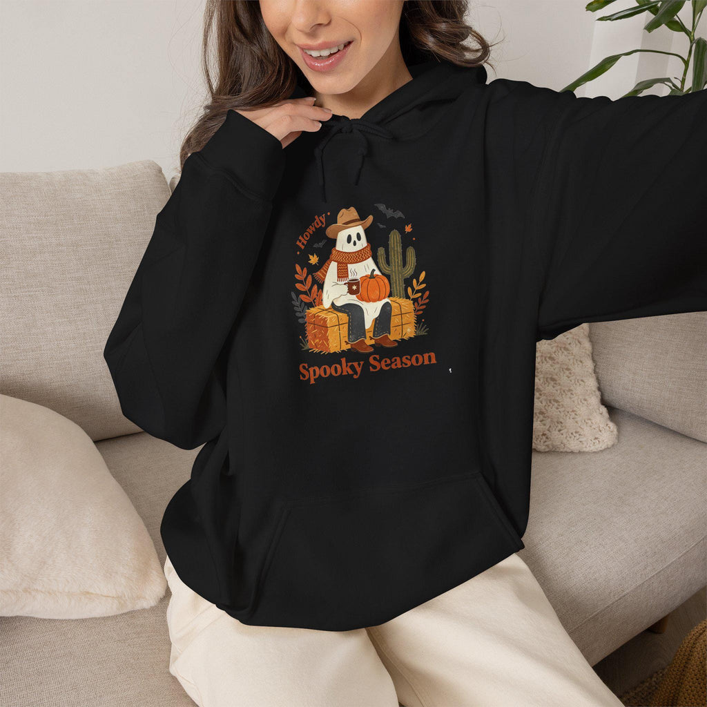 Howdy Spooky Season Ghost Hoodie