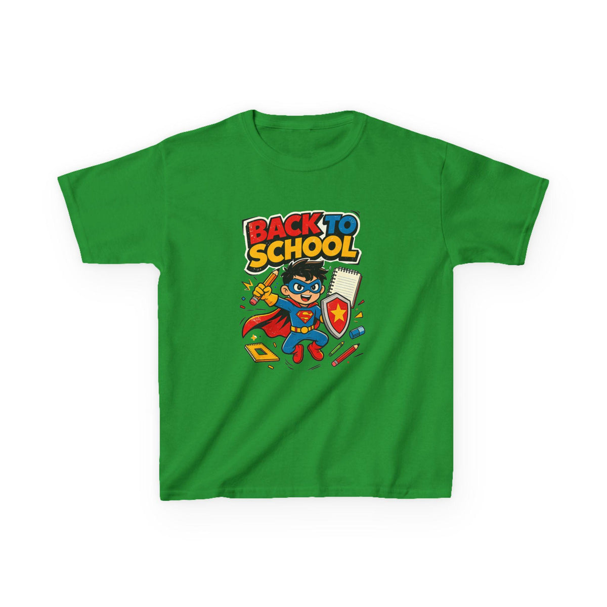 Back to School Superhero Kids Tee | Children's First Day Shirt | School Gift for Boys Girls | Elementary Student Outfit | Preschool