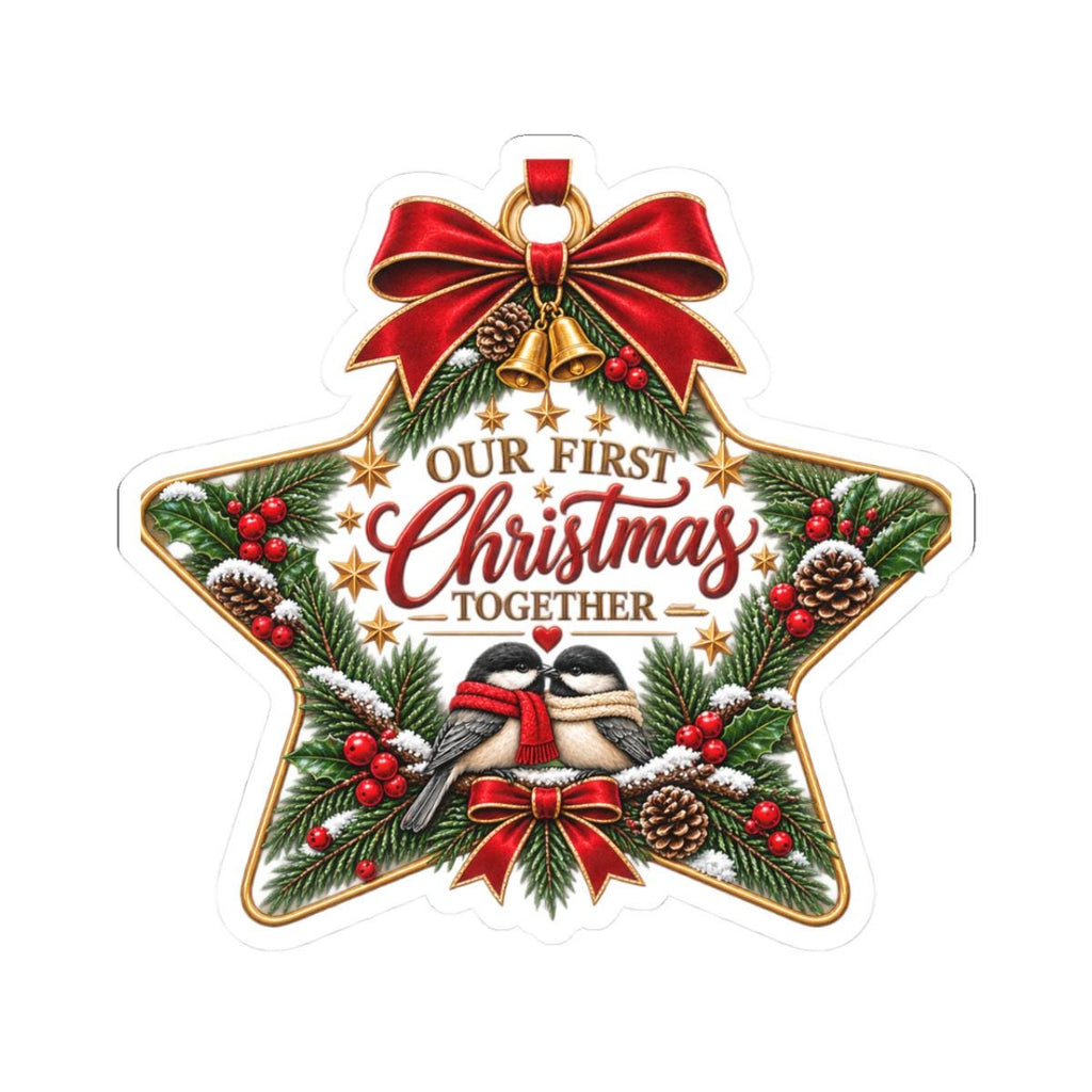 Our First Christmas Together Sticker | Kiss-Cut Holiday Decal