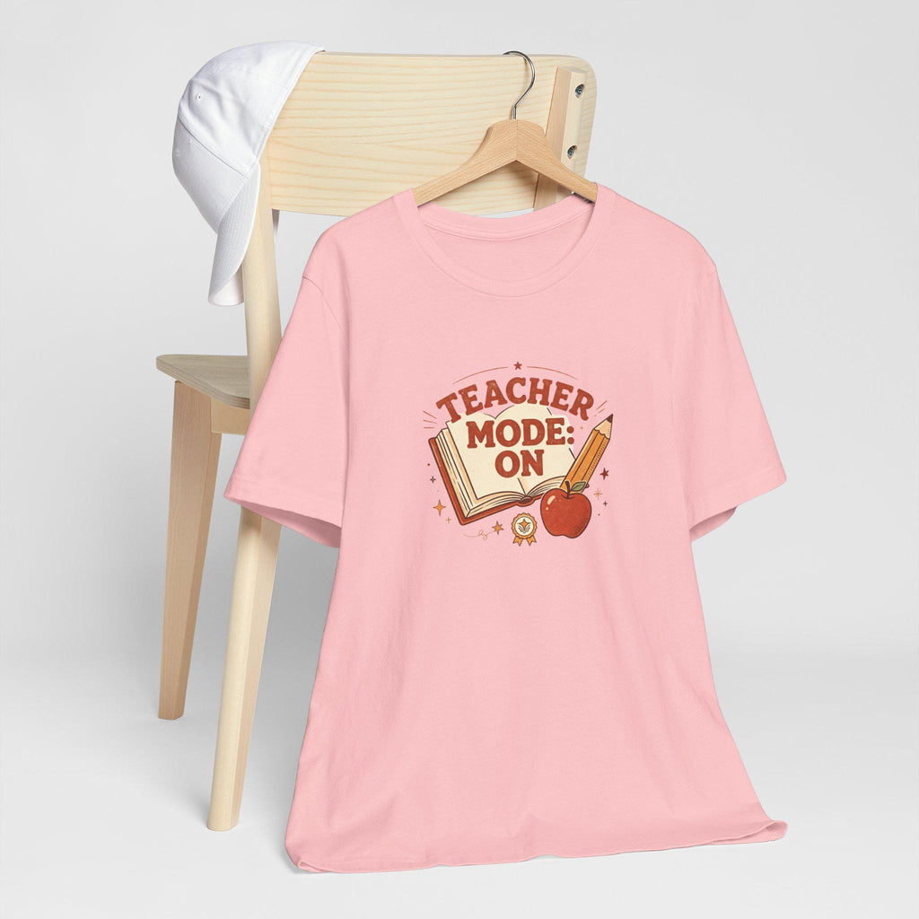 Teacher Mode On T-Shirt | Apple Pencil Book Classroom Design