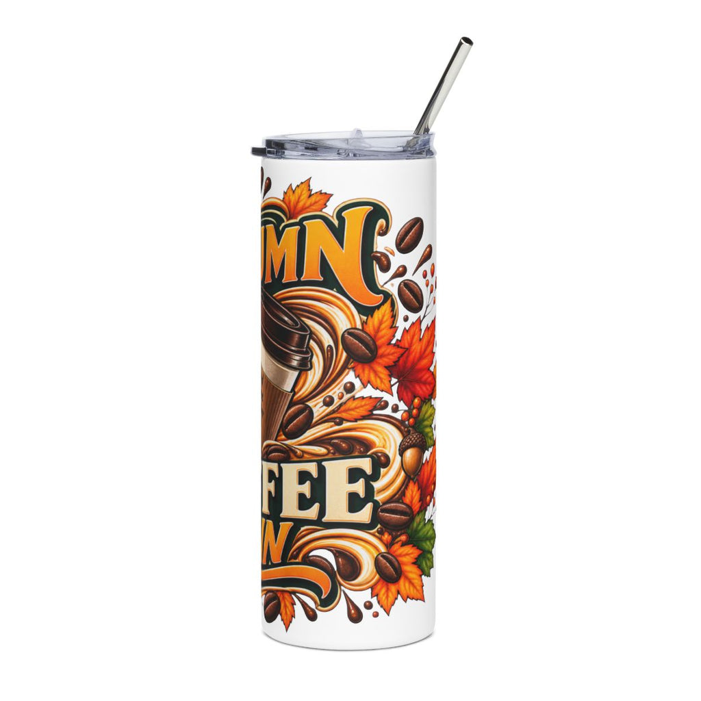 Autumn Coffee Run Tumbler | 20oz Stainless Steel Travel Cup
