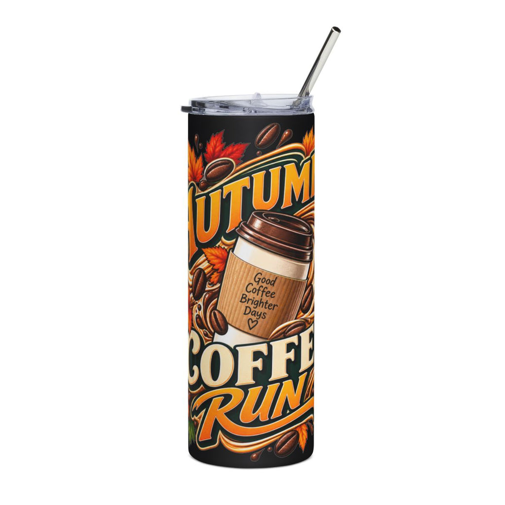 Autumn Coffee Run Tumbler | 20oz Stainless Steel Travel Cup