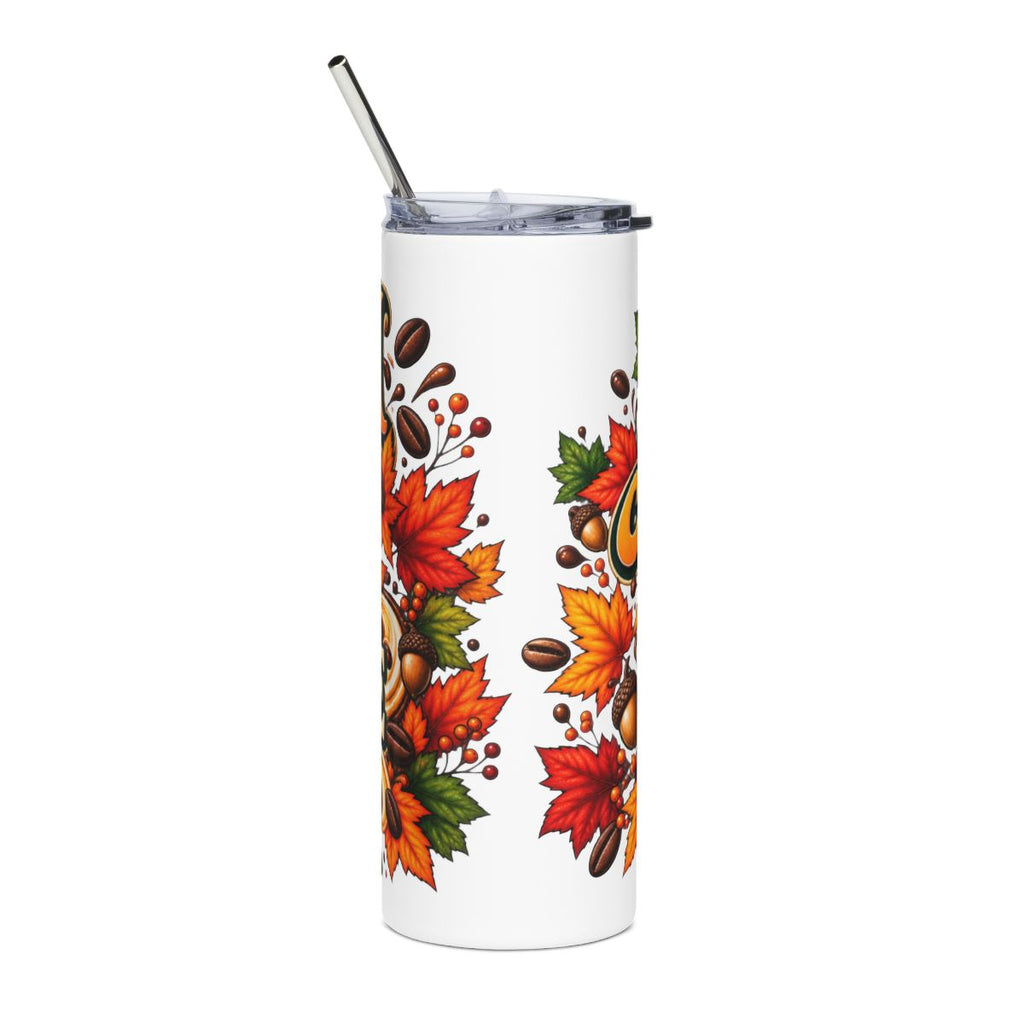 Autumn Coffee Run Tumbler | 20oz Stainless Steel Travel Cup