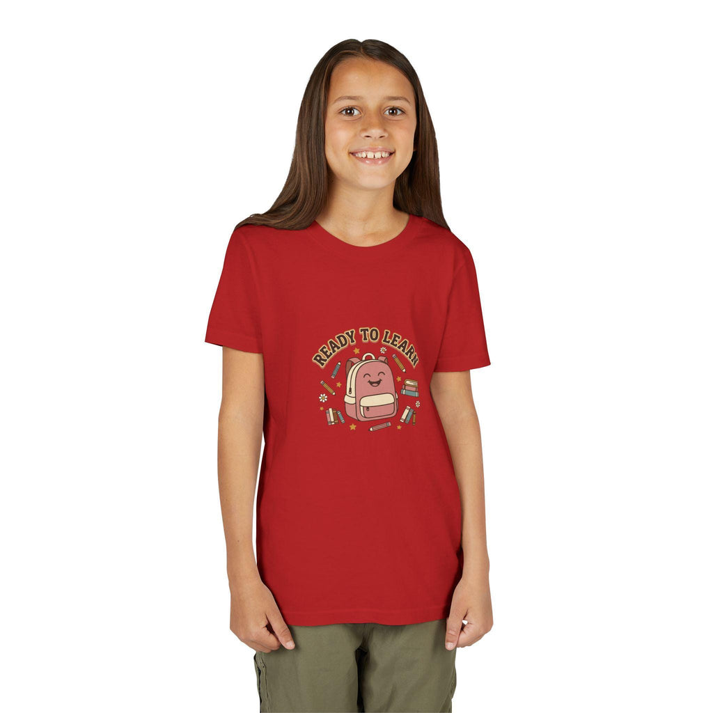 Ready to Learn Backpack Youth Tee | Back to School Kids Shirt