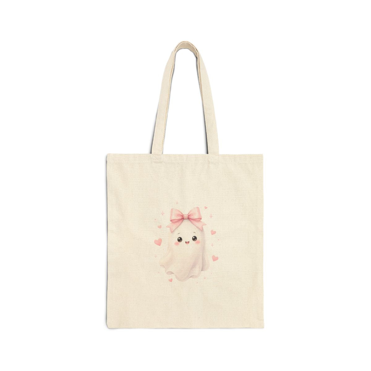 Back to School Monster Cotton Canvas Tote Bag | Cute Blue Ba - Natural