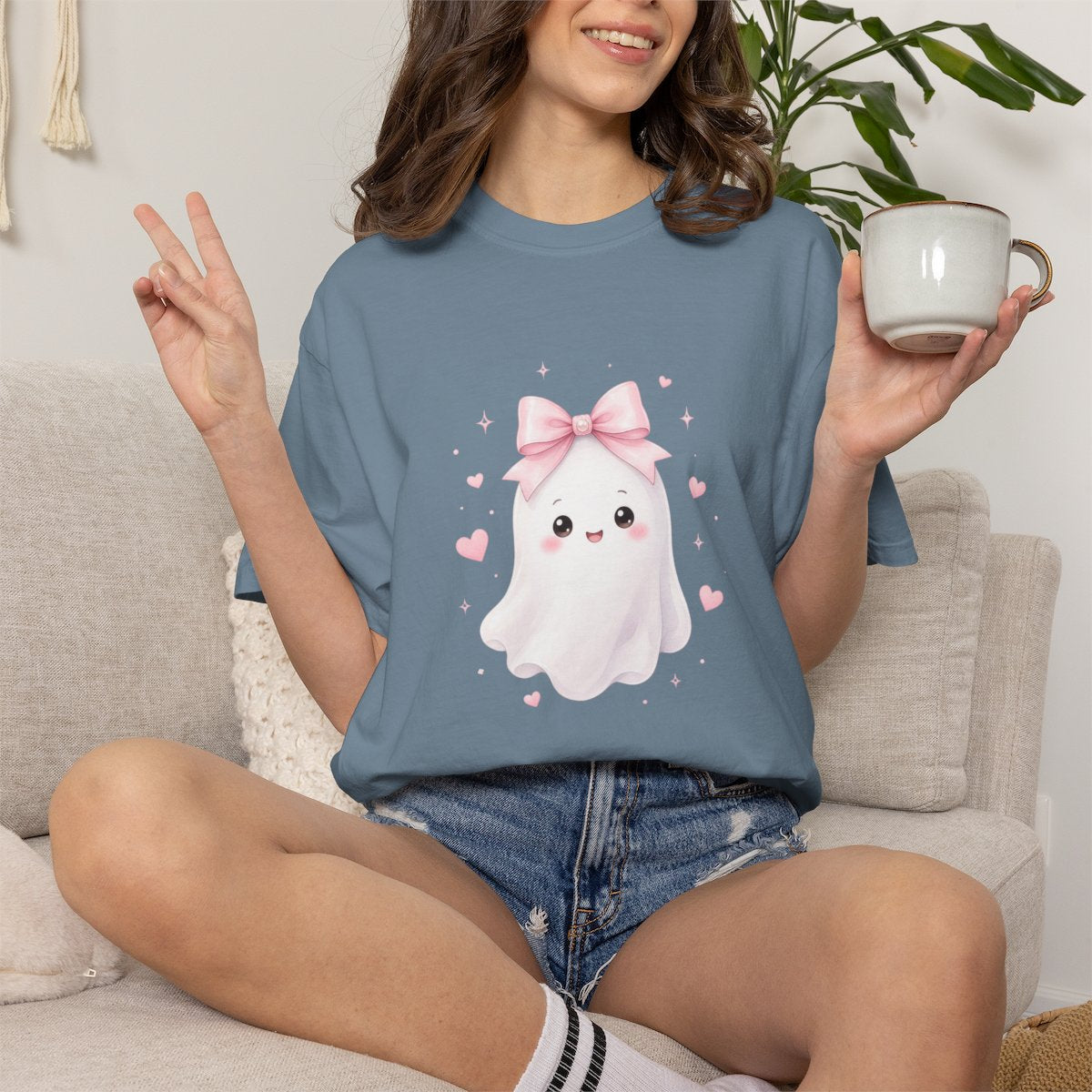 Back to School Monster T-Shirt | Cute Blue Backpack Kids Des - Ice Blue