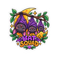 Bat Squad kiss-cut Sticker | Cute hanging bats moonleaf design