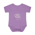 Muted Floral Wreath Infant Bodysuit | Neutral Baby Onesie