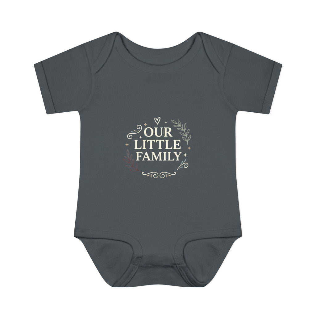Muted Floral Wreath Infant Bodysuit | Neutral Baby Onesie