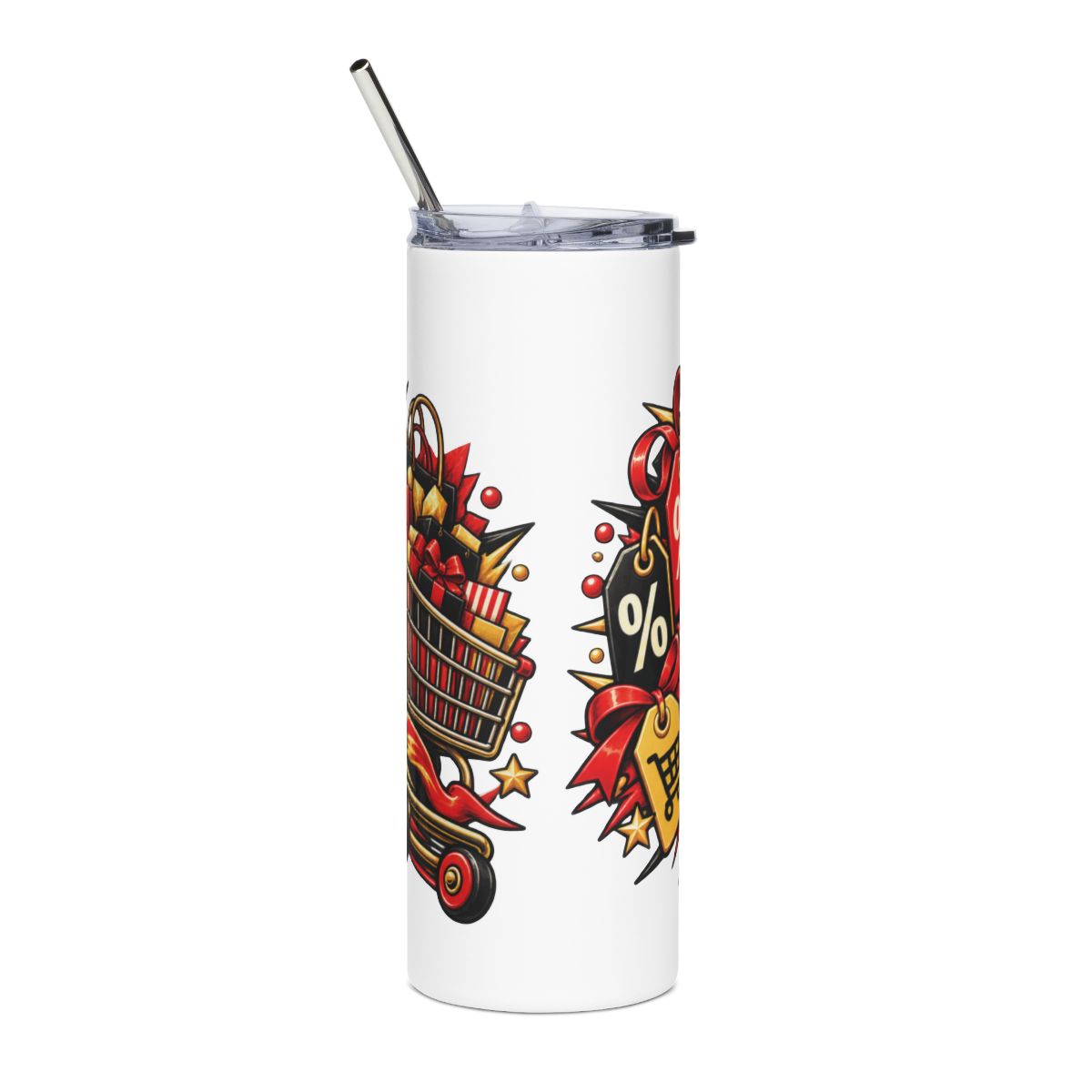 Black Friday Fuel Tumbler | 20oz Stainless Steel Shopping Day Travel Cup