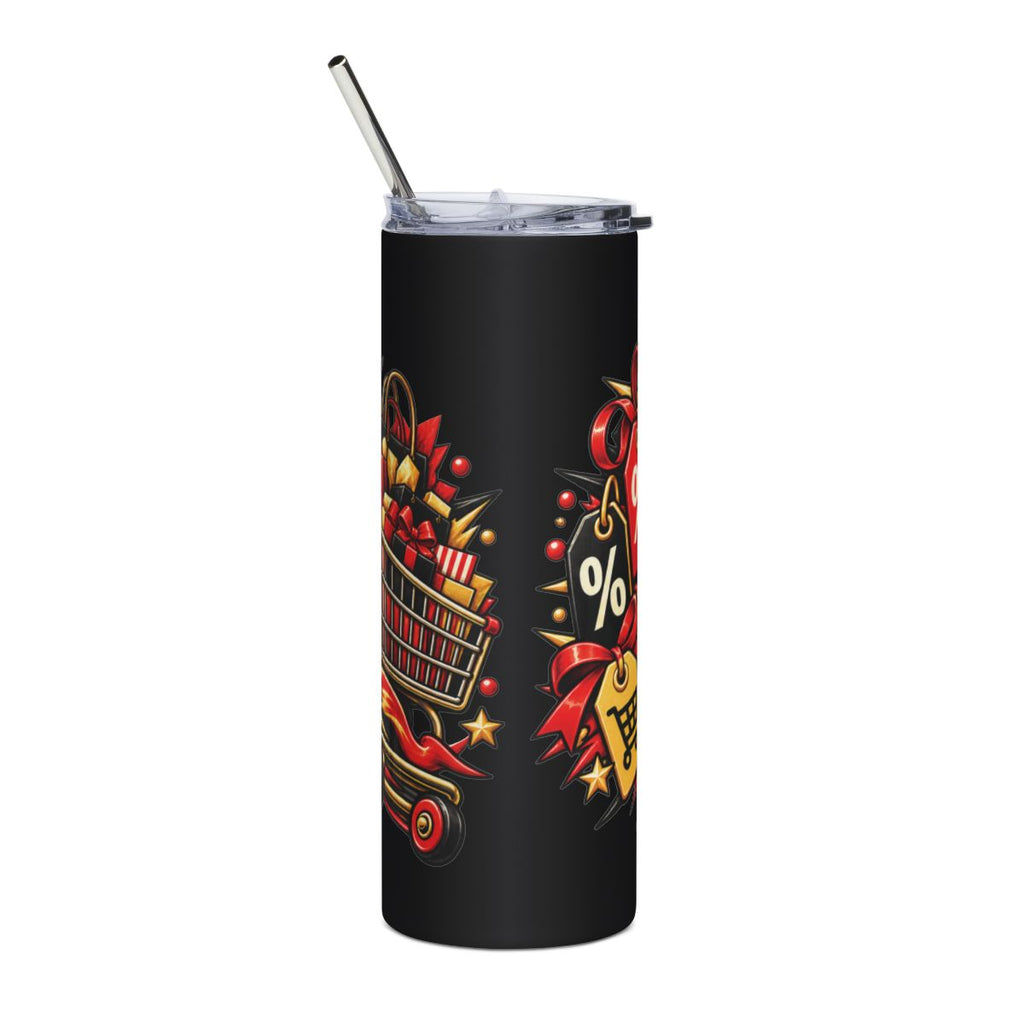 Black Friday Fuel Tumbler | 20oz Stainless Steel Shopping Day Travel Cup