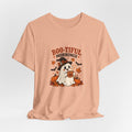Boo-tiful Mornings ghost with pumpkin Tee | Halloween fall graphic tee