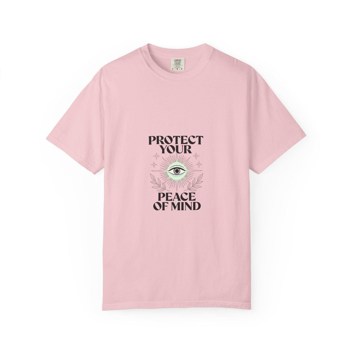 Protect Your Peace of Mind T-Shirt | Eye Illustration Spiritual Tee | Minimalist Third Eye Shirt | Mindful Gift | Yoga Meditation