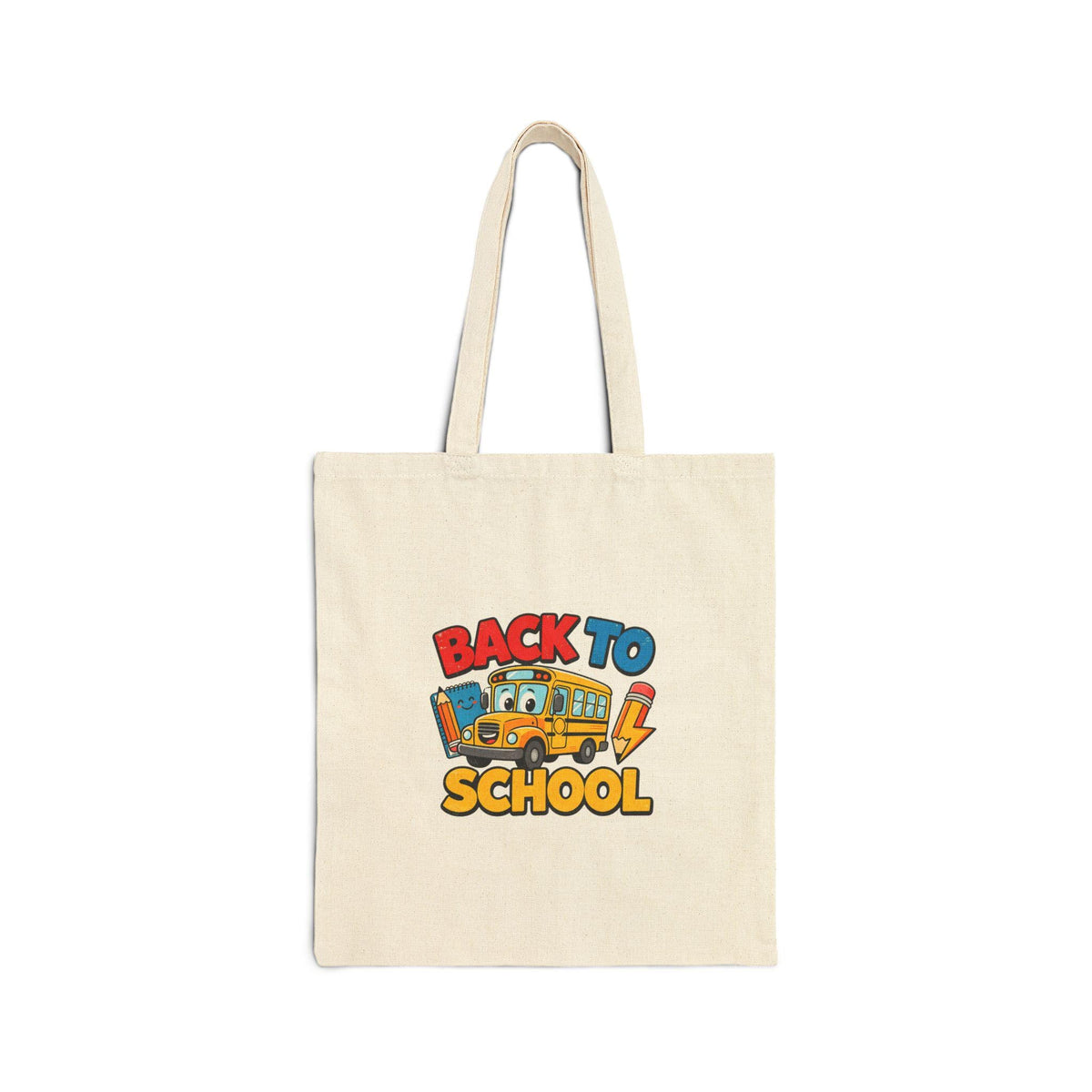 Back To School Schoolbus Kids Tote Bag