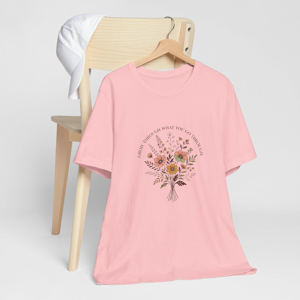 Wildflower Bouquet Tee | Hand-Drawn Floral Illustration, Neutral Tones