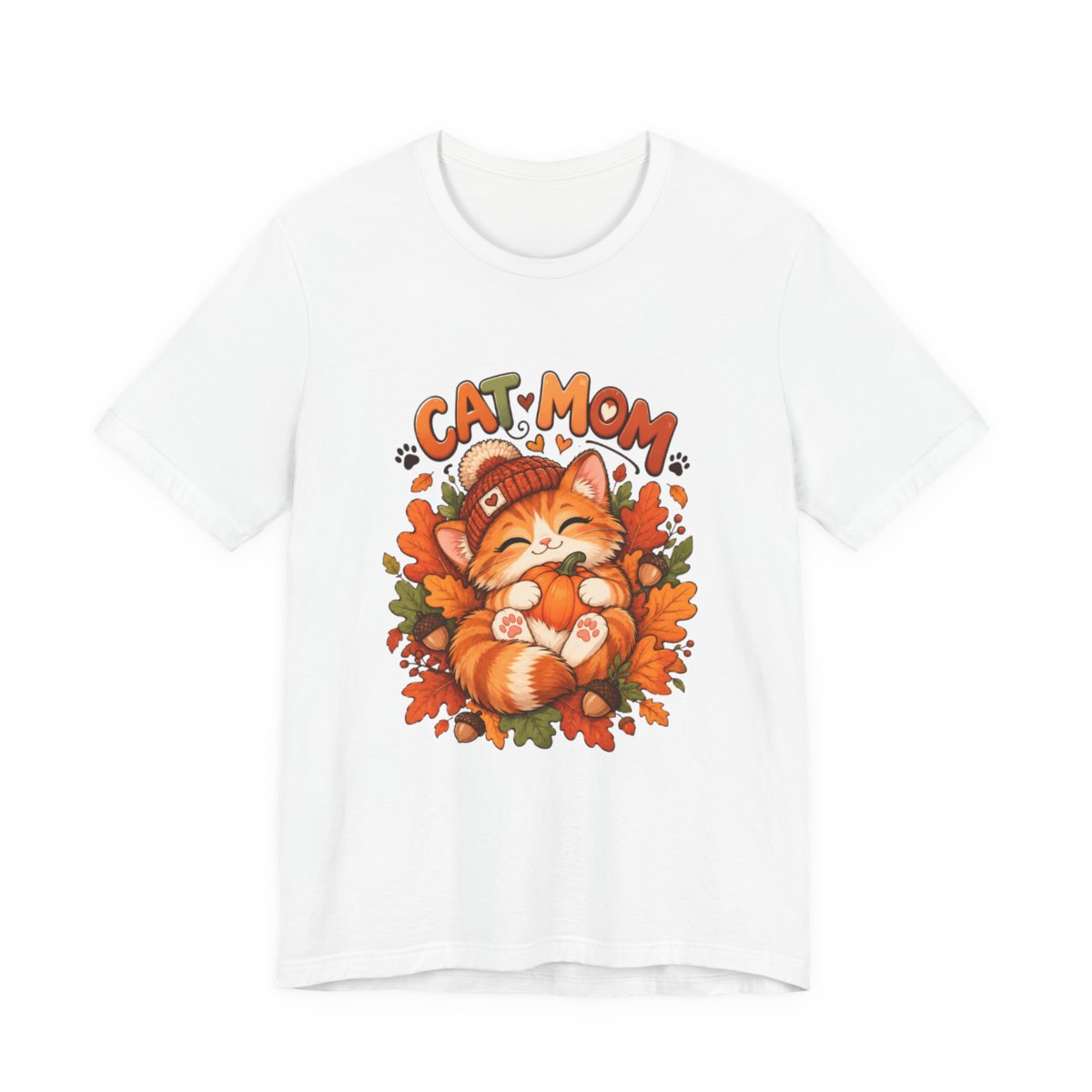 Cat Mom Pumpkin Kitty shirt | T-Shirt