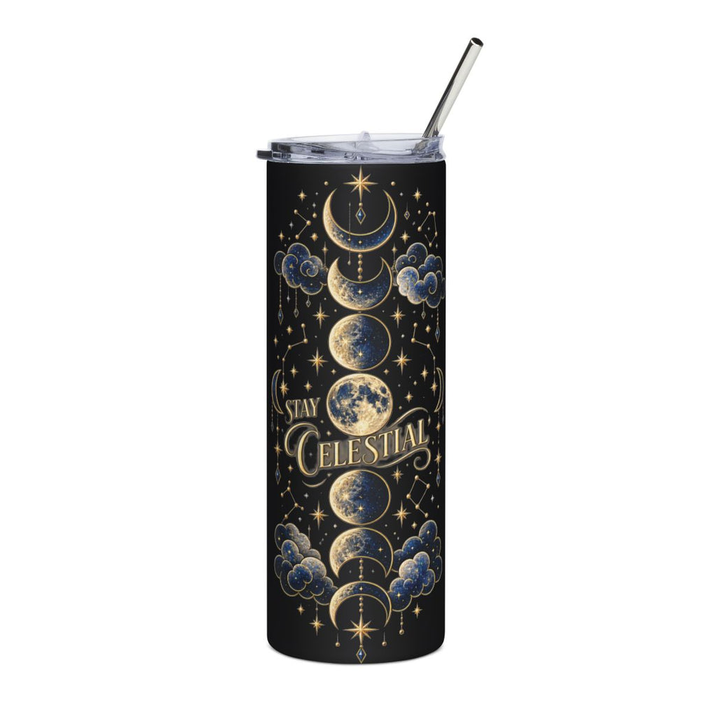 Celestial Moon Phases Tumbler | Stainless Steel 20oz