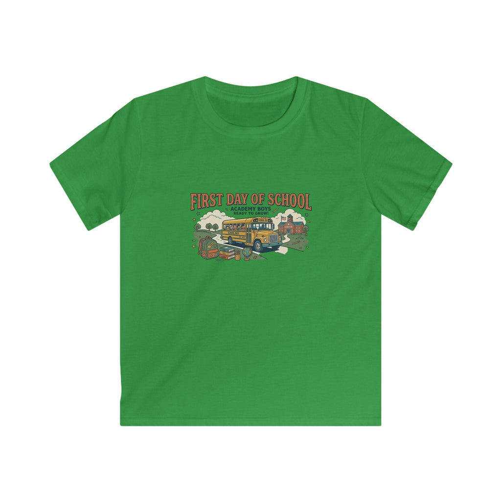 First Day of School bus illustration Kids Tee | Back to School, Classroom