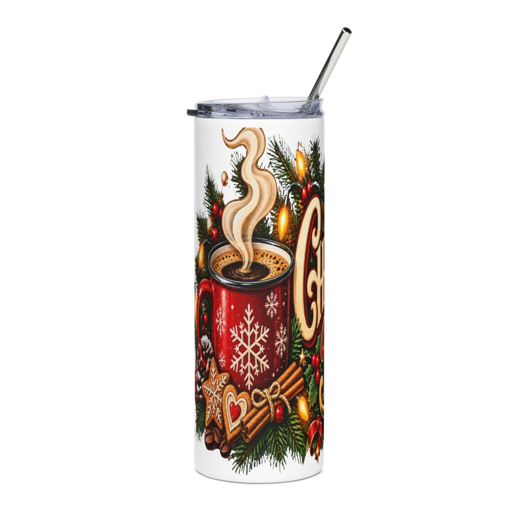 Christmas Brew Tumbler | 20oz Stainless Steel Holiday Coffee Cup