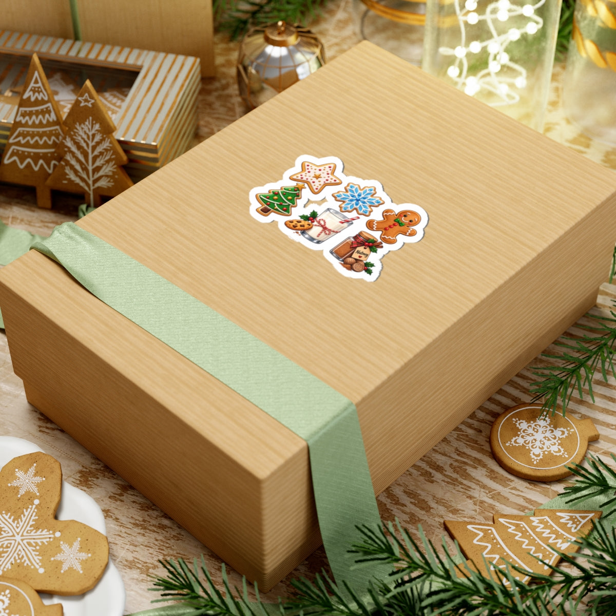Christmas Cookies Sticker Pack | Kiss-Cut Stickers