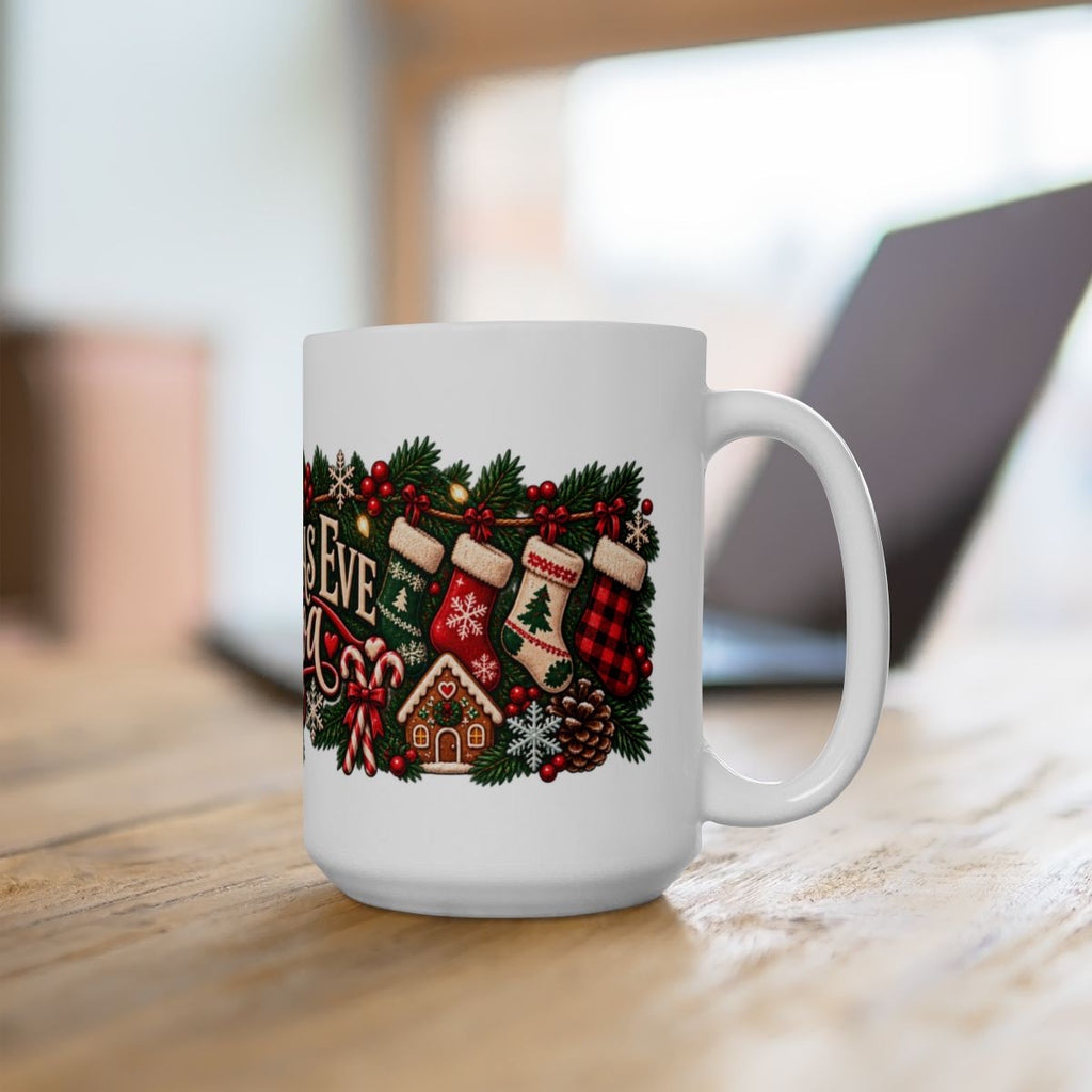 Christmas Eve Cocoa Mug | Holiday Cocoa Ceramic Mug